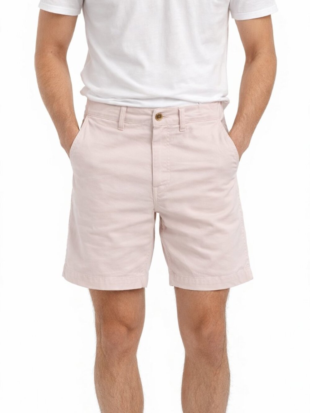 AEO Next Level Flex Pink Shorts Size 28 – Button Zip Closure + Belt Loops